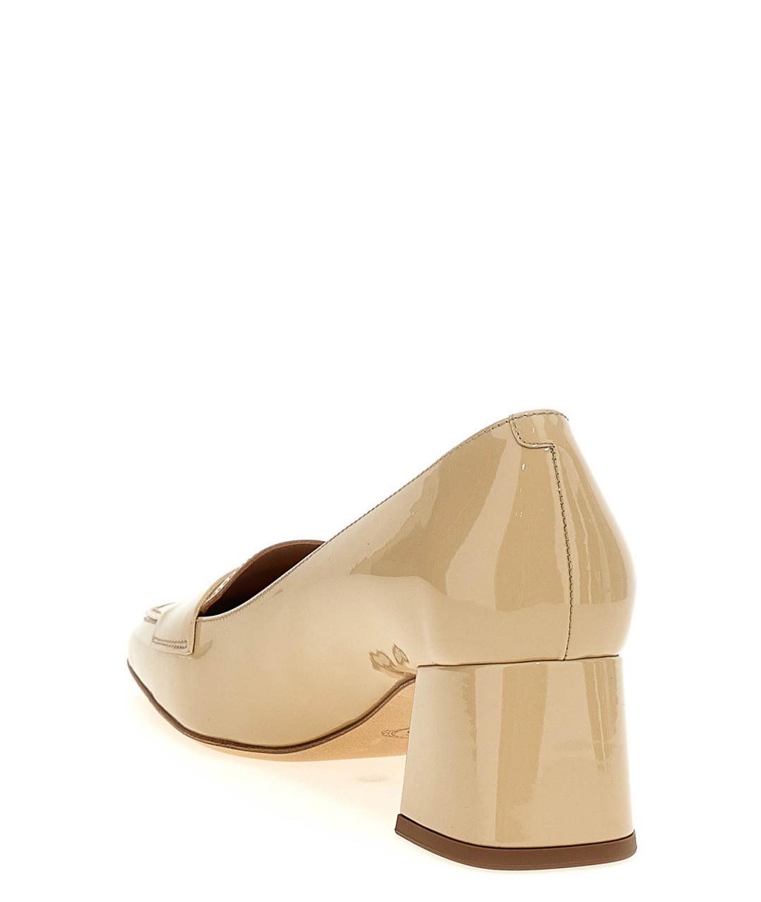 TOD'S Бежевые кожаные туфли, фото 3