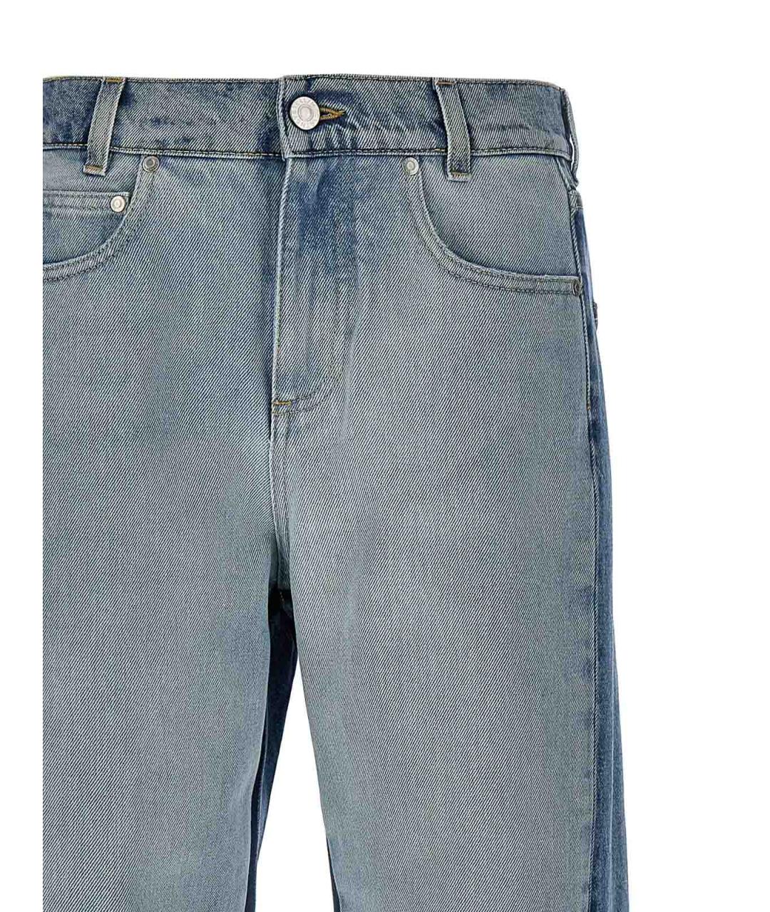 STELLA MCCARTNEY Голубые хлопковые прямые джинсы, фото 3