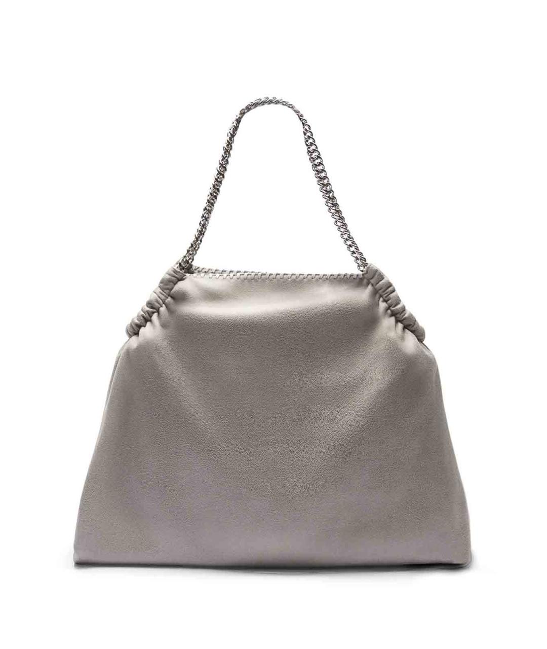 STELLA MCCARTNEY Серая сумка тоут из искусственной кожи, фото 2