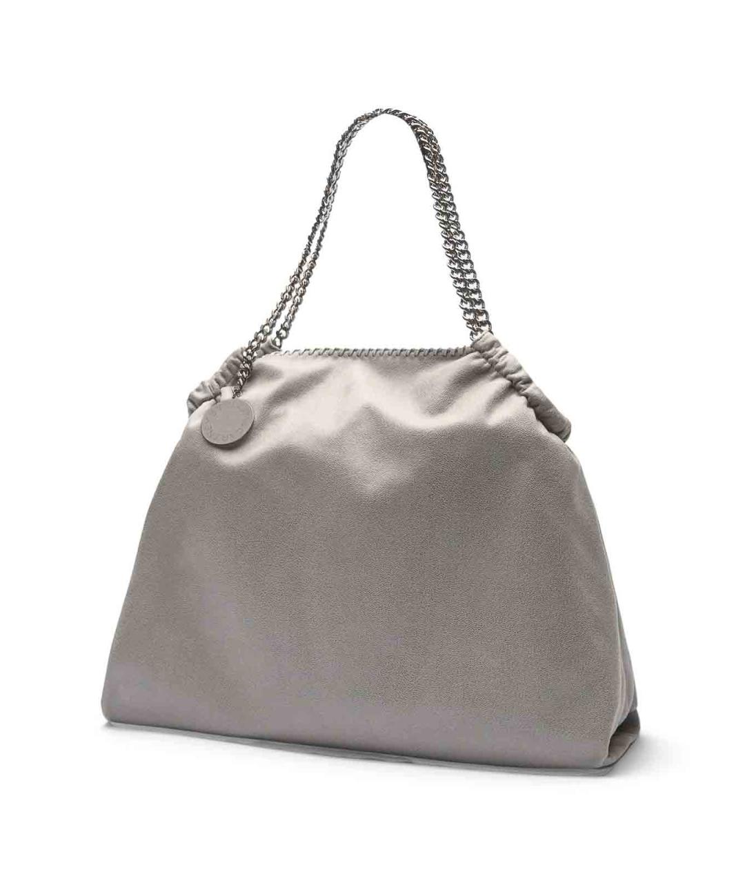 STELLA MCCARTNEY Серая сумка тоут из искусственной кожи, фото 3