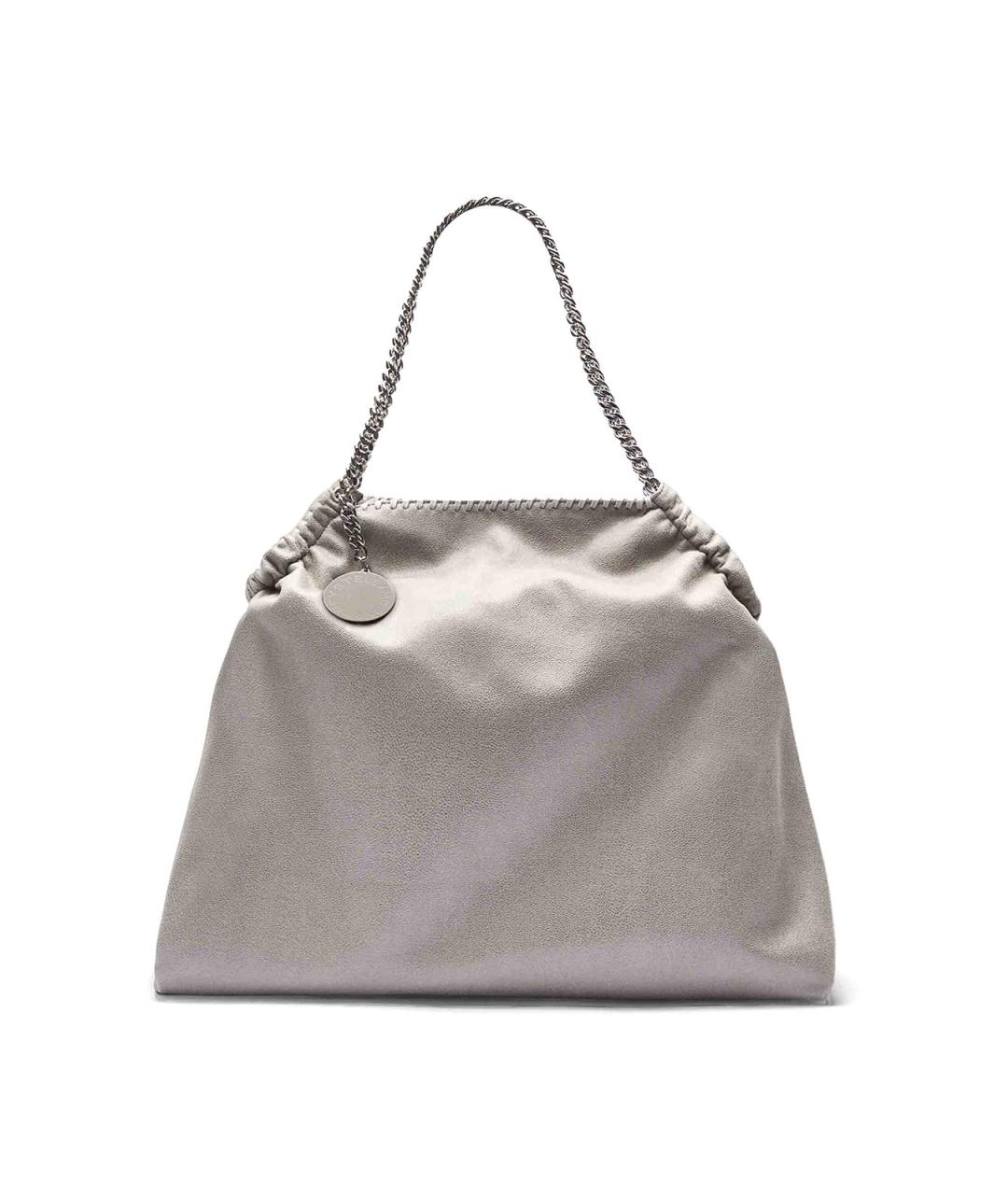 STELLA MCCARTNEY Серая сумка тоут из искусственной кожи, фото 1