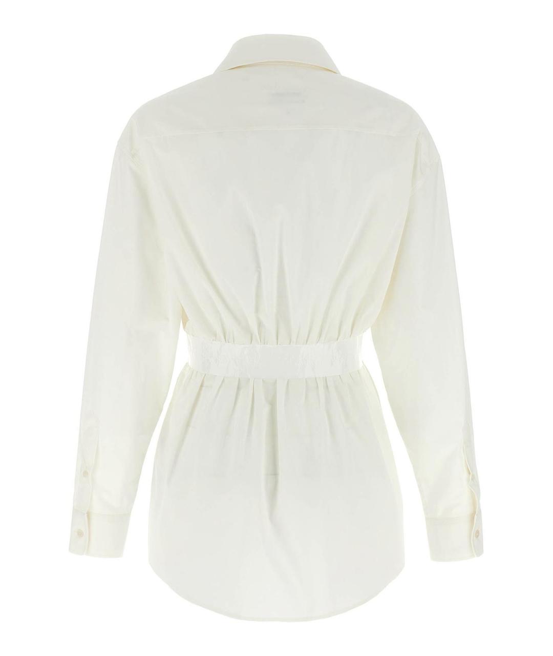 MM6 MAISON MARGIELA Белая хлопковая рубашка, фото 2