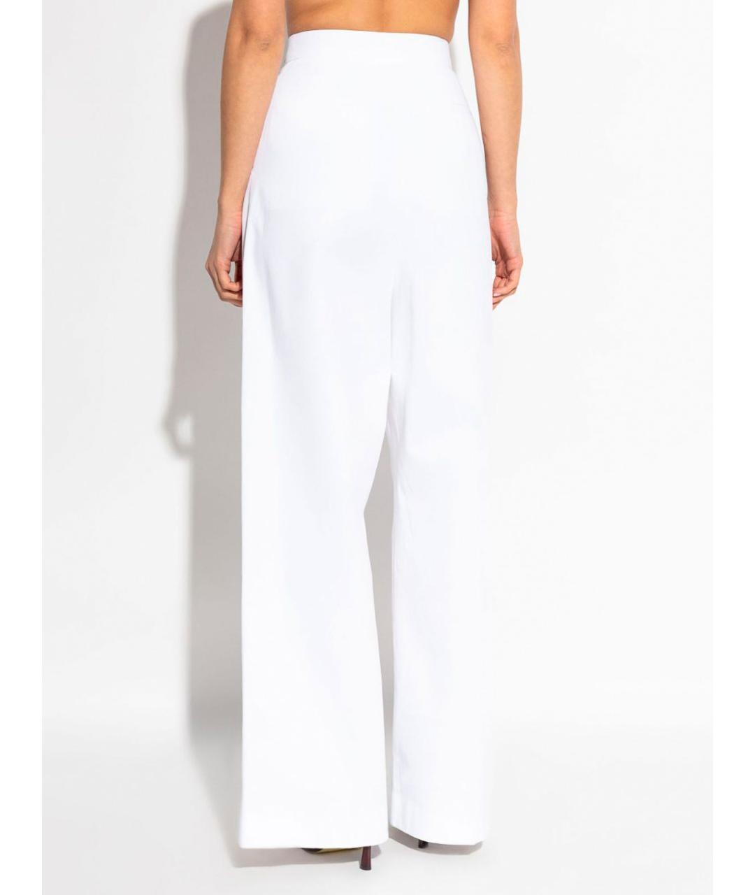 GIVENCHY Белые хлопковые брюки широкие, фото 5
