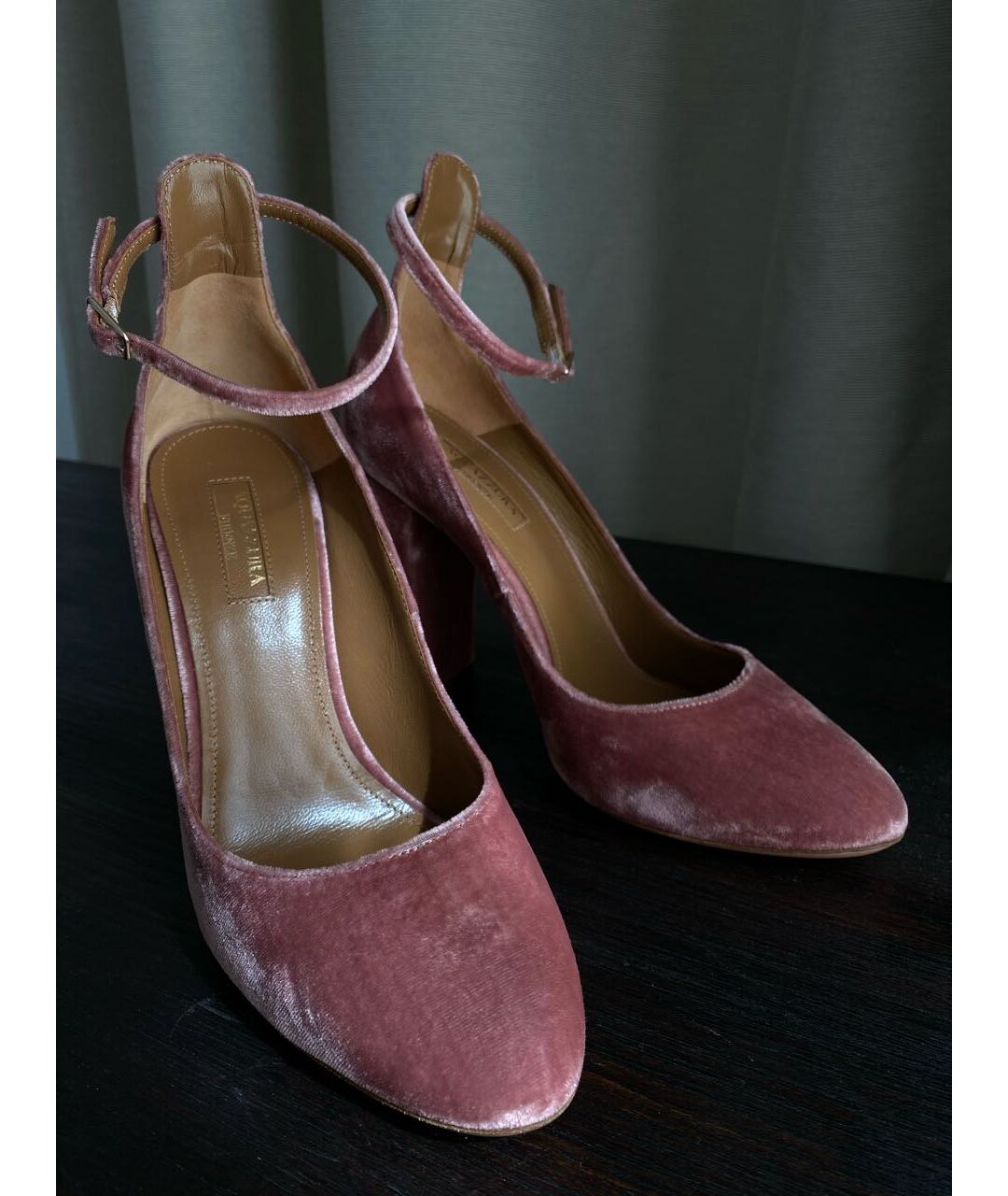 AQUAZZURA Розовые туфли, фото 7