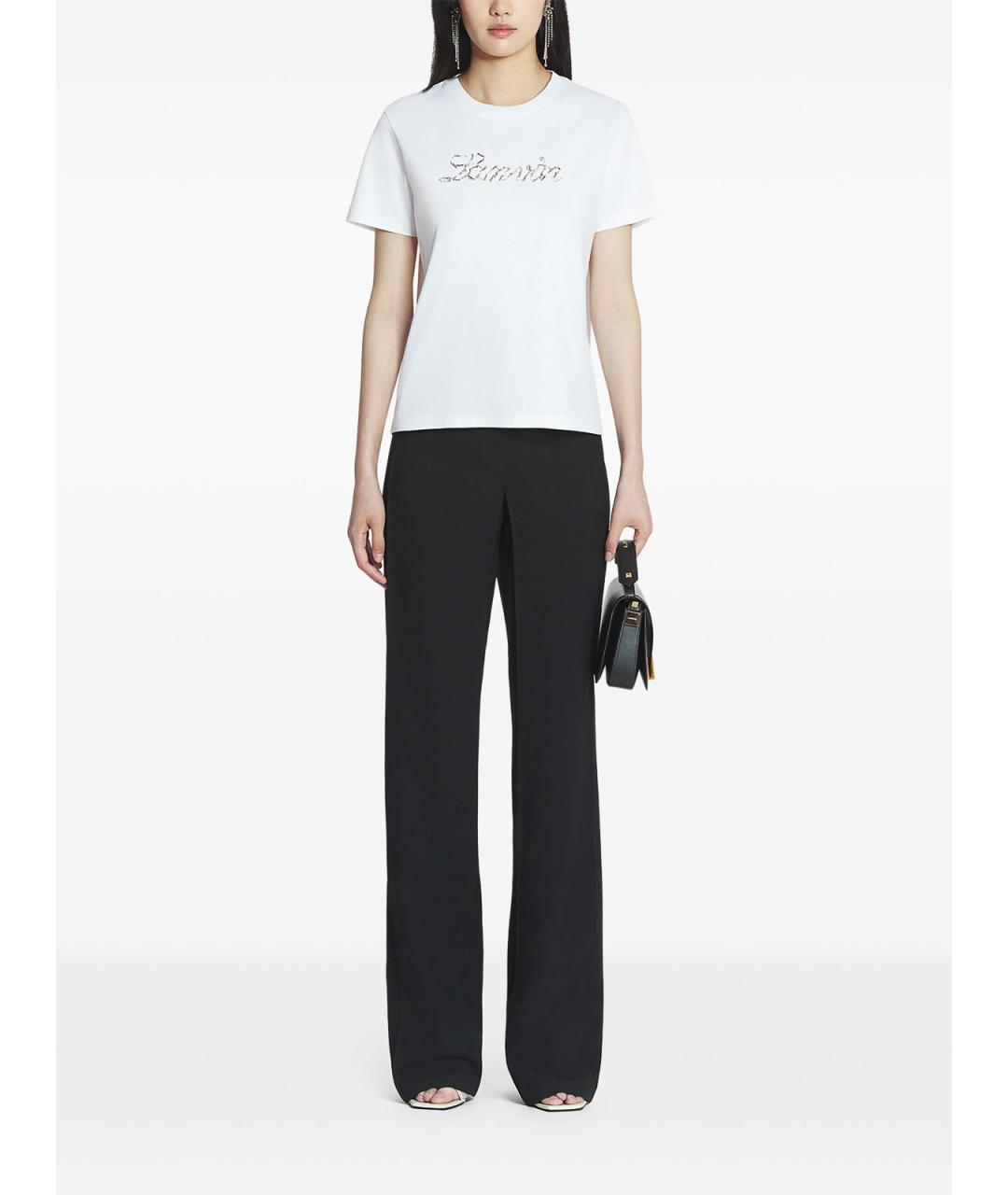 LANVIN Бежевая хлопковая футболка, фото 2
