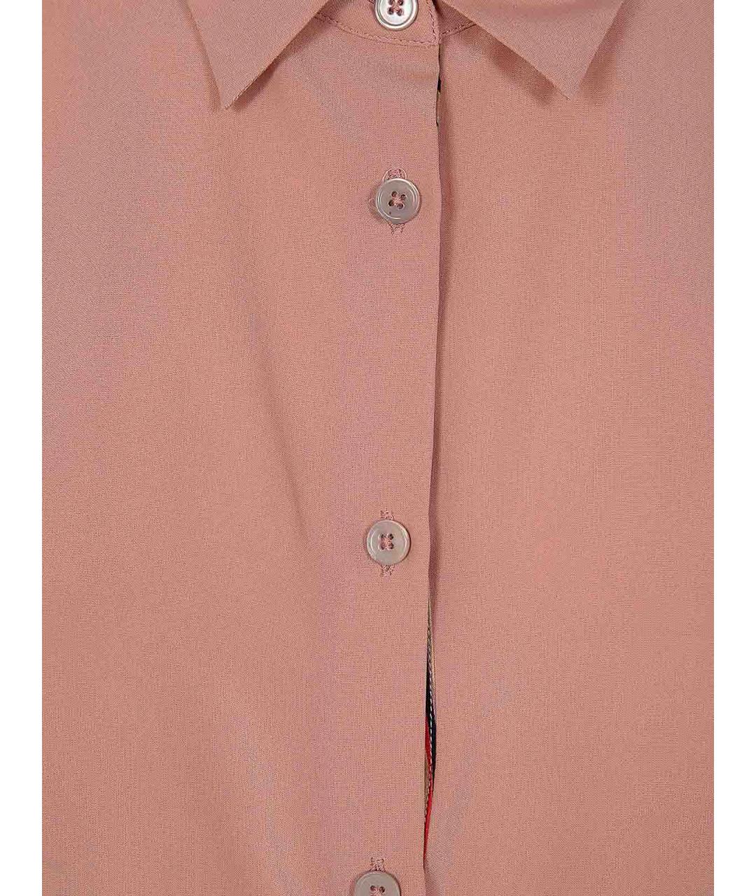 PS BY PAUL SMITH Розовая полиамидовая рубашка, фото 3
