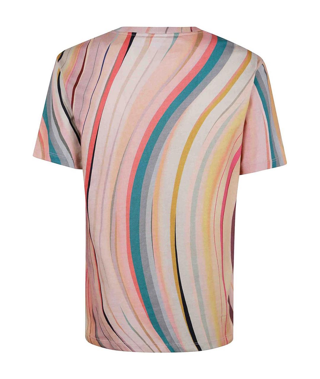 PS BY PAUL SMITH Мульти хлопковая футболка, фото 2
