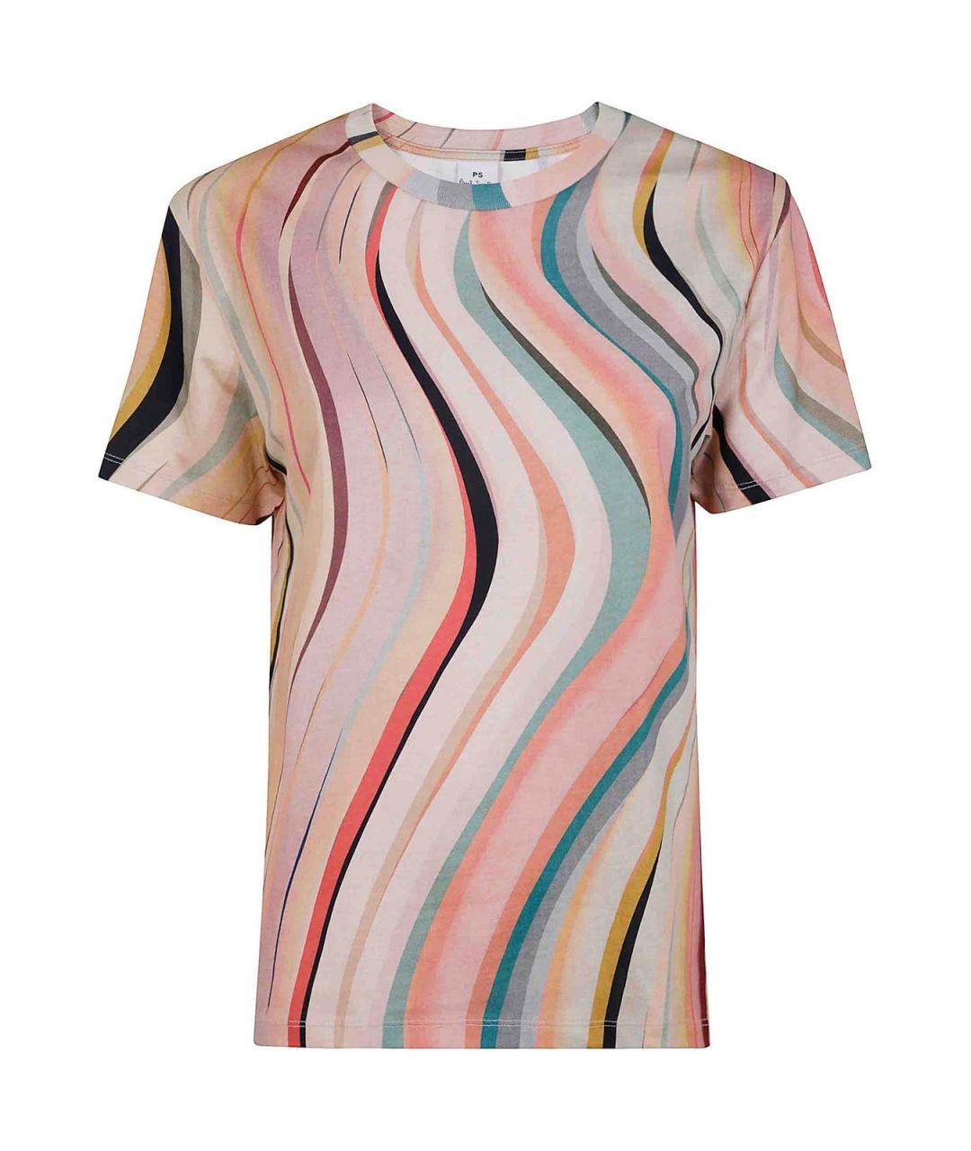 PS BY PAUL SMITH Мульти хлопковая футболка, фото 1