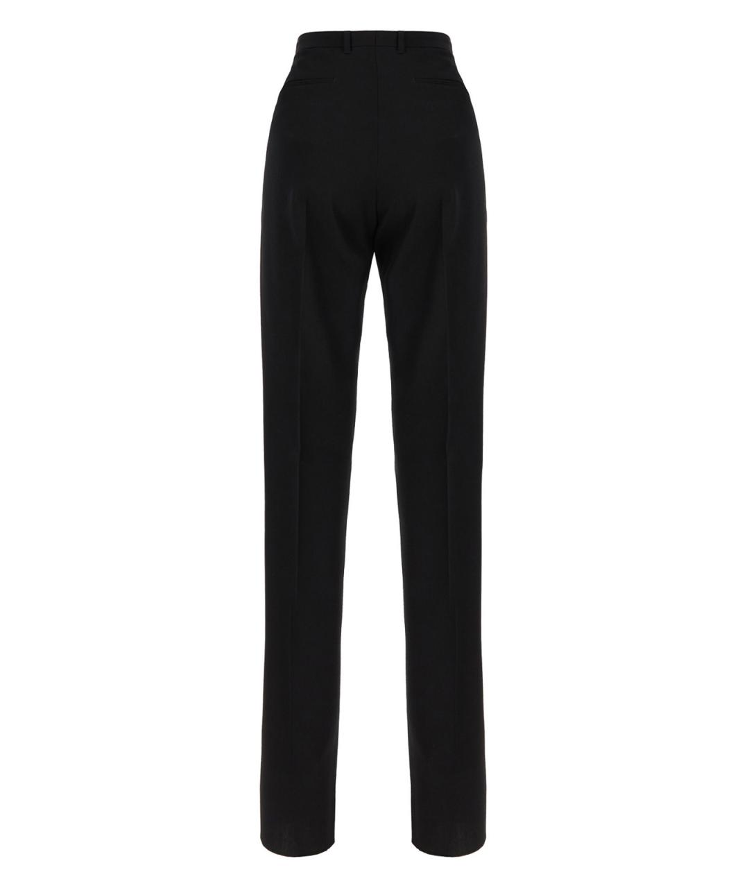 GIVENCHY Черные шерстяные повседневные брюки, фото 2