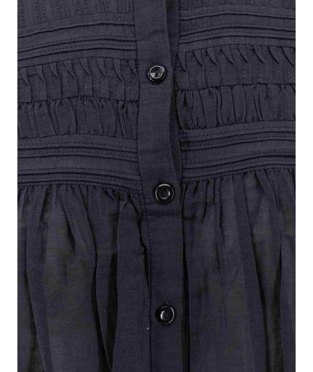 ISABEL MARANT Черная хлопковая рубашка, фото 3