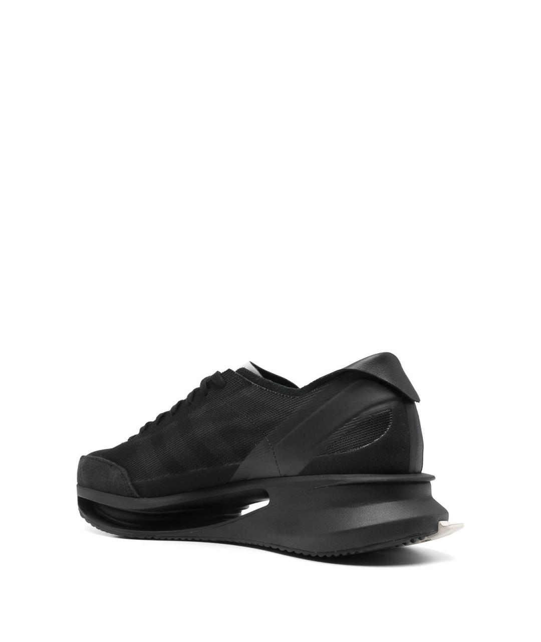 Y-3 Черные кожаные кроссовки, фото 3