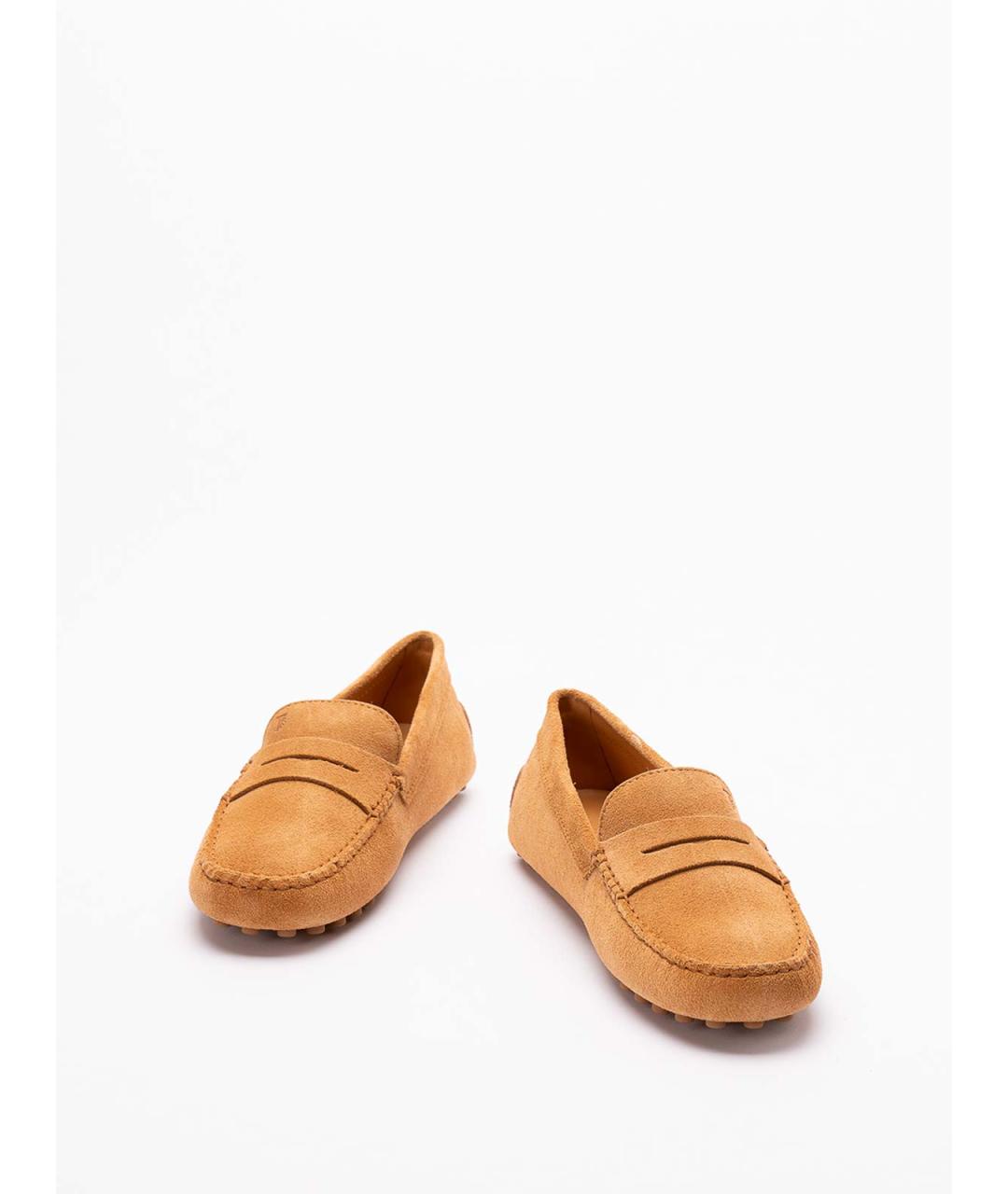 TOD'S Коричневые кожаные лоферы, фото 2