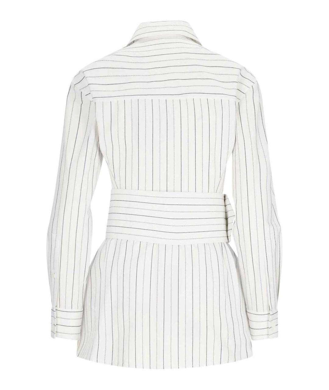 BURBERRY Белая хлопковая рубашка, фото 2