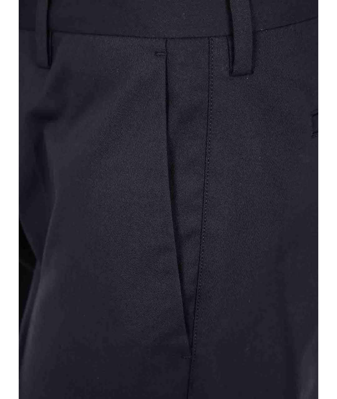 PAUL SMITH Синие хлопковые повседневные брюки, фото 4