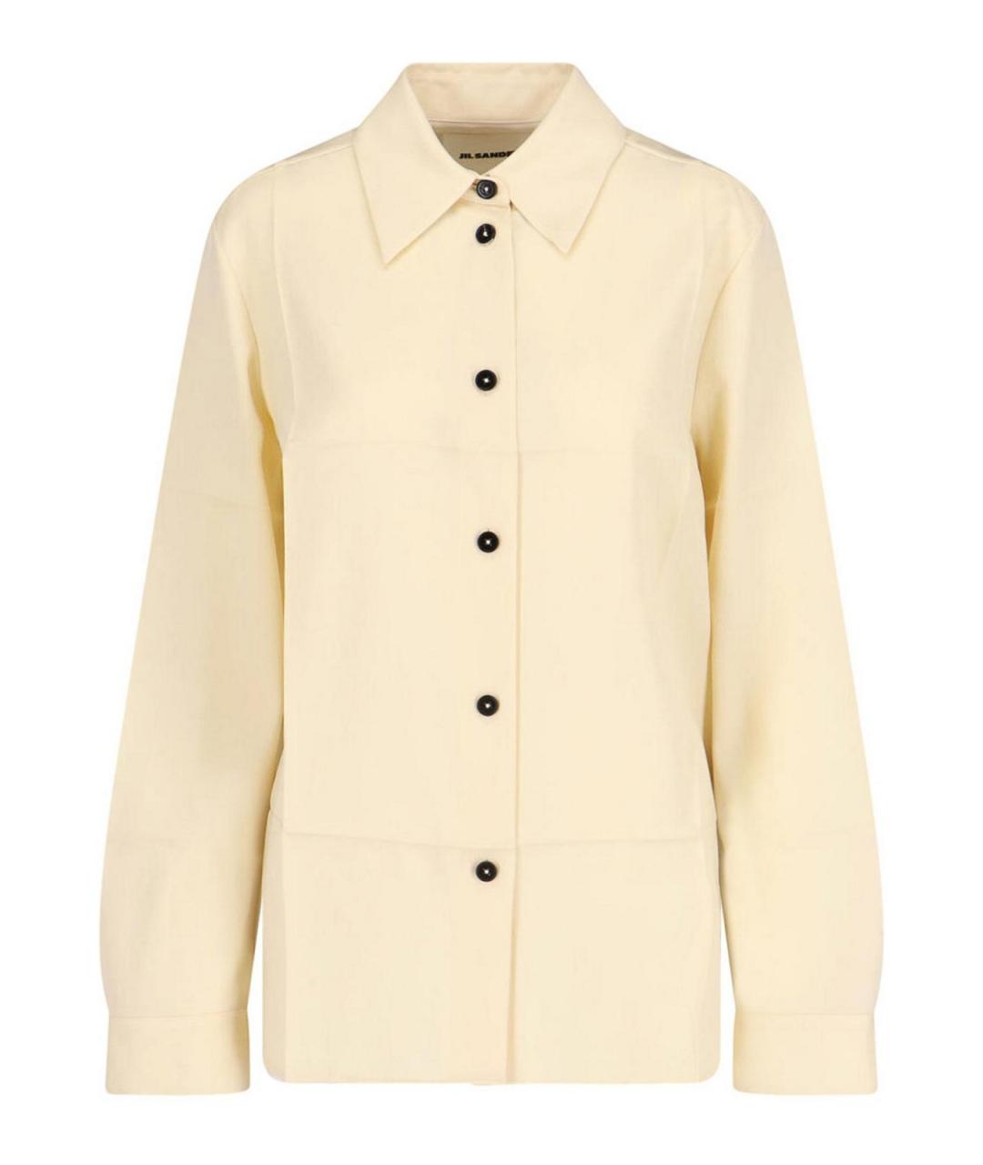 JIL SANDER Белая шерстяная рубашка, фото 1