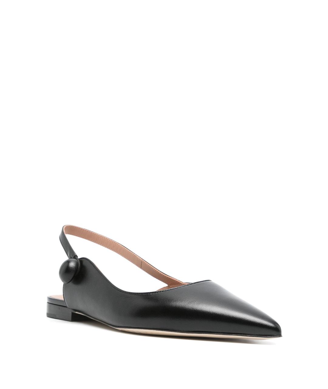 MALONE SOULIERS Черные кожаные туфли, фото 4