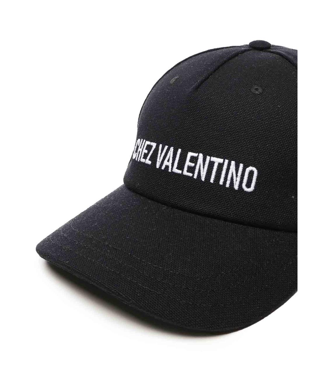 VALENTINO Черная хлопковая кепка/бейсболка, фото 4