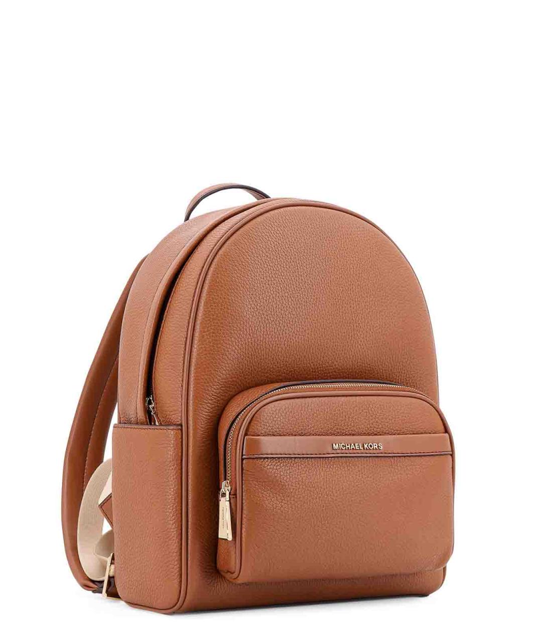 MICHAEL KORS Коричневый кожаный рюкзак, фото 3