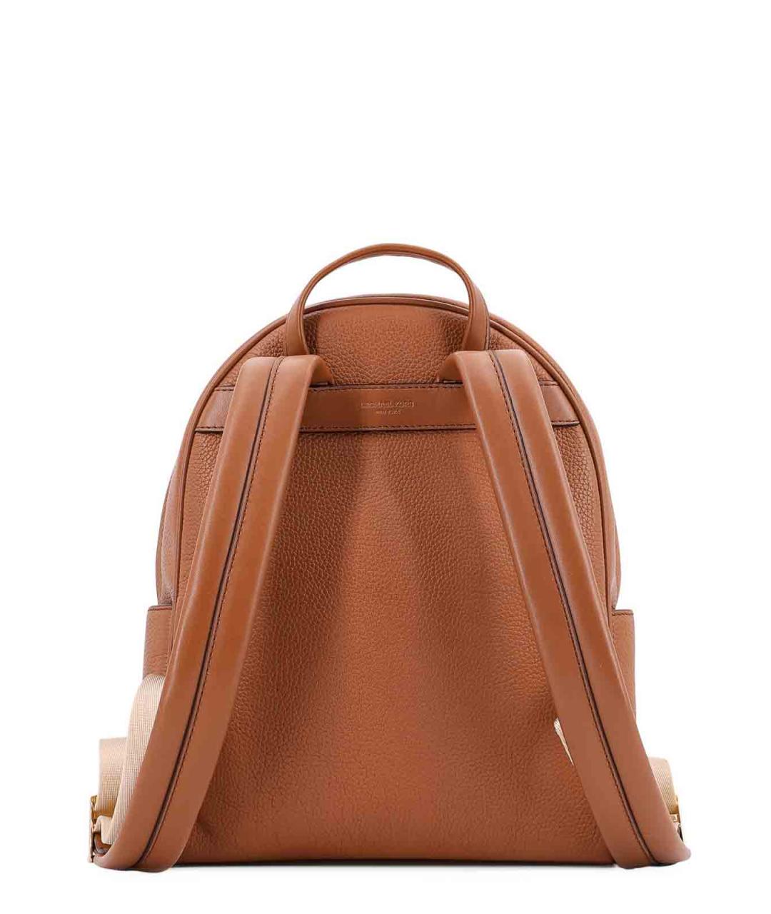 MICHAEL KORS Коричневый кожаный рюкзак, фото 2