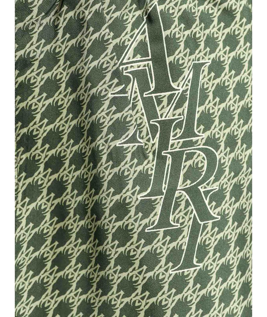 AMIRI Зеленые шелковые шорты, фото 3