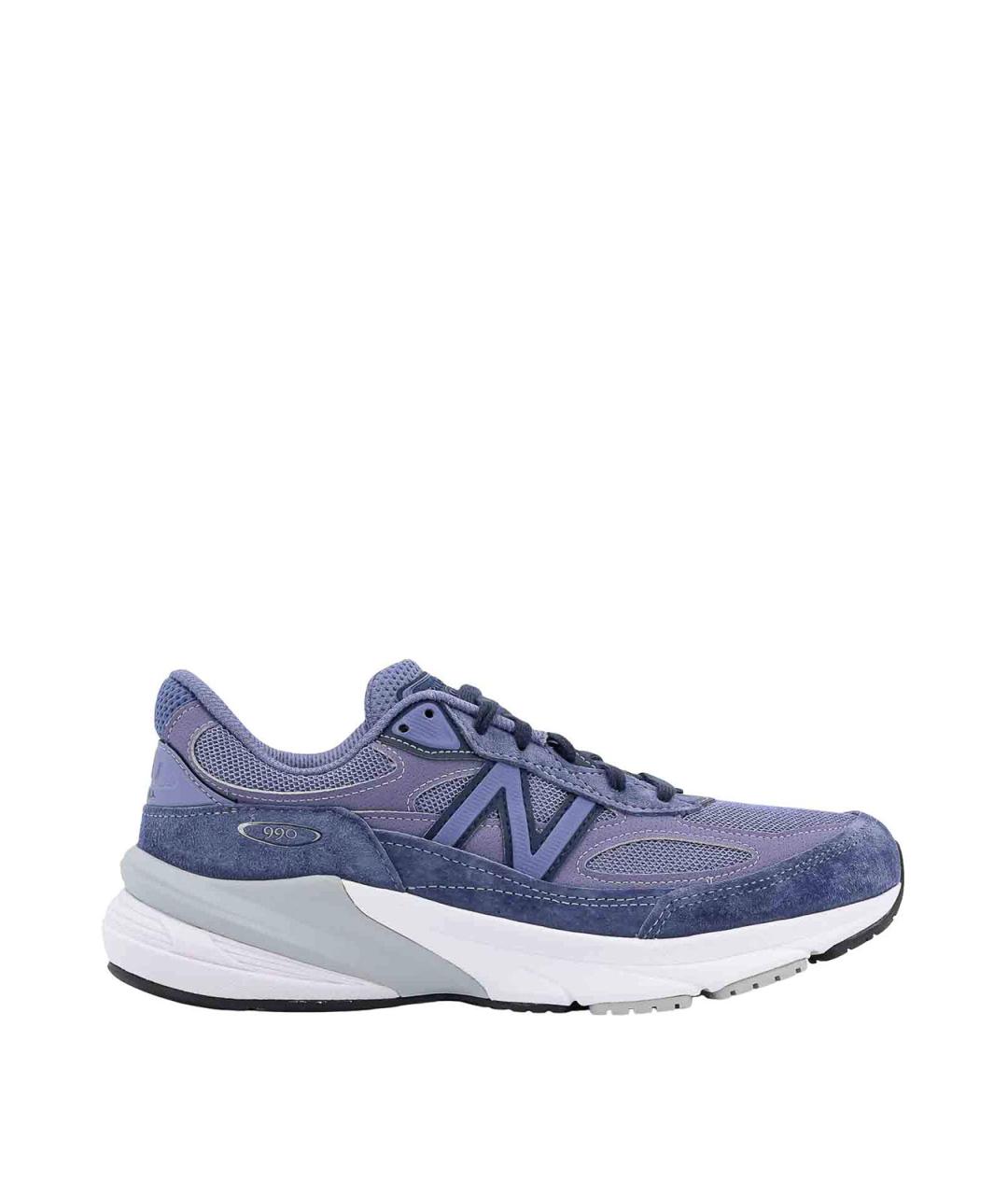 NEW BALANCE Фиолетовые замшевые туфли, фото 1