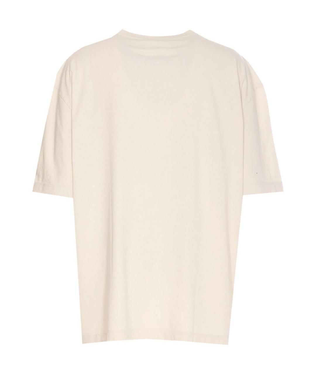 MAISON MARGIELA Белая хлопковая футболка, фото 2