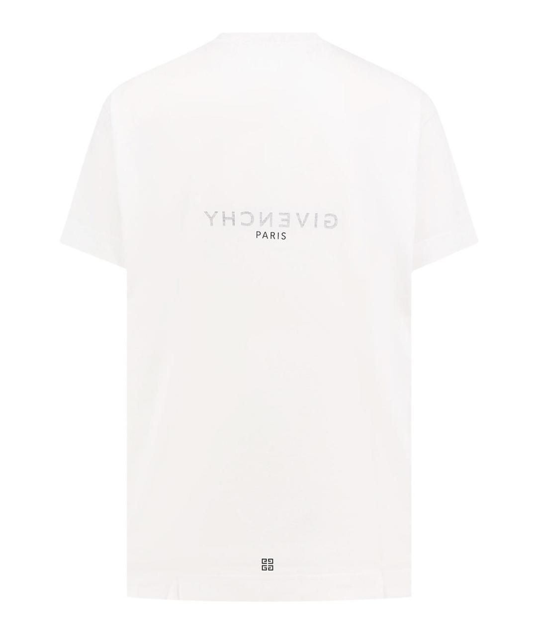 GIVENCHY Белая хлопковая футболка, фото 2