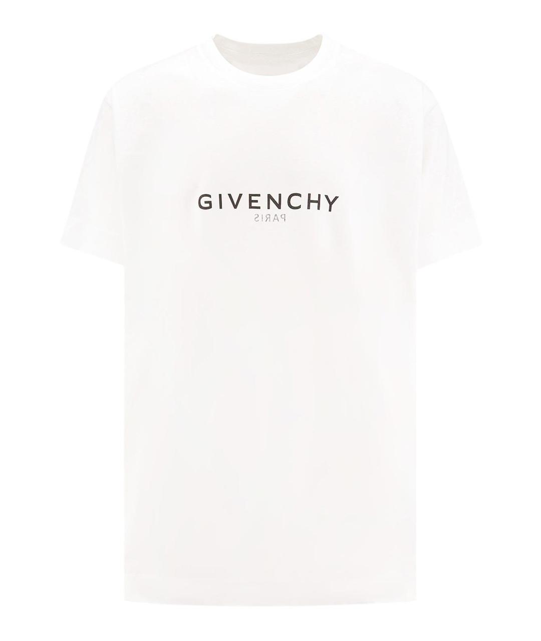 GIVENCHY Белая хлопковая футболка, фото 1