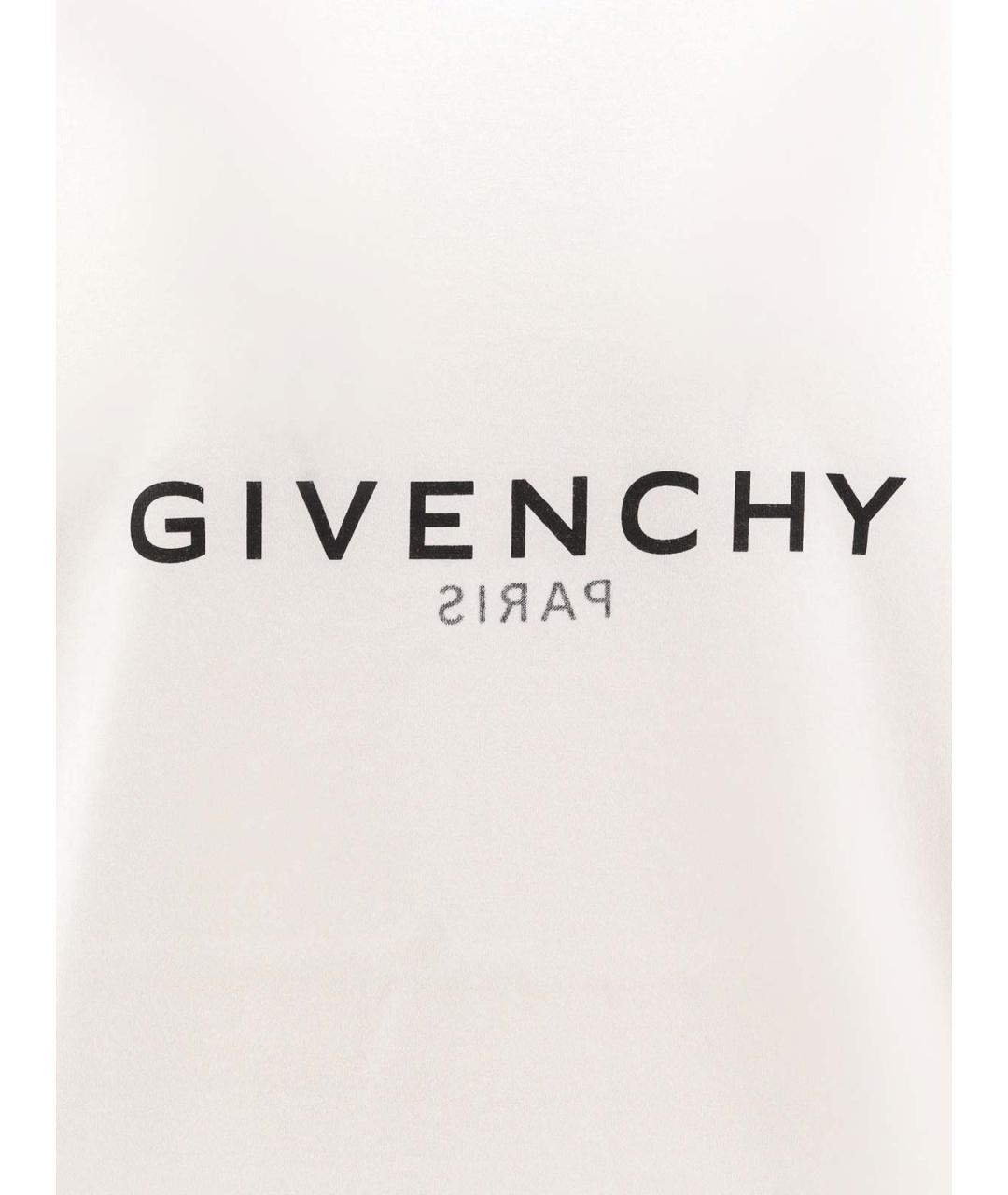 GIVENCHY Белая хлопковая футболка, фото 3