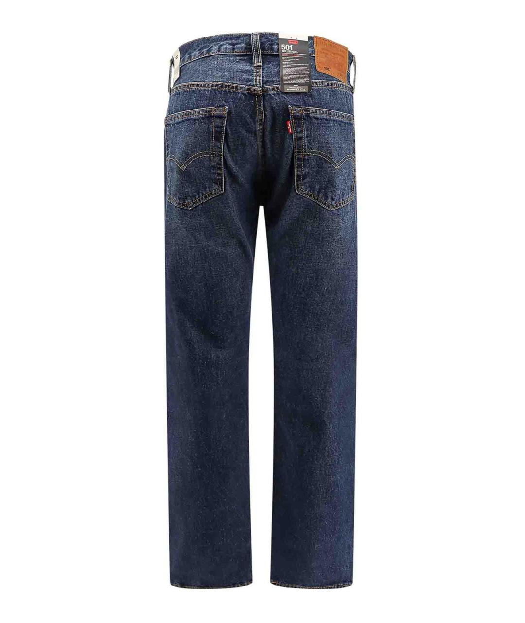 LEVI'S Синие хлопковые джинсы скинни, фото 2