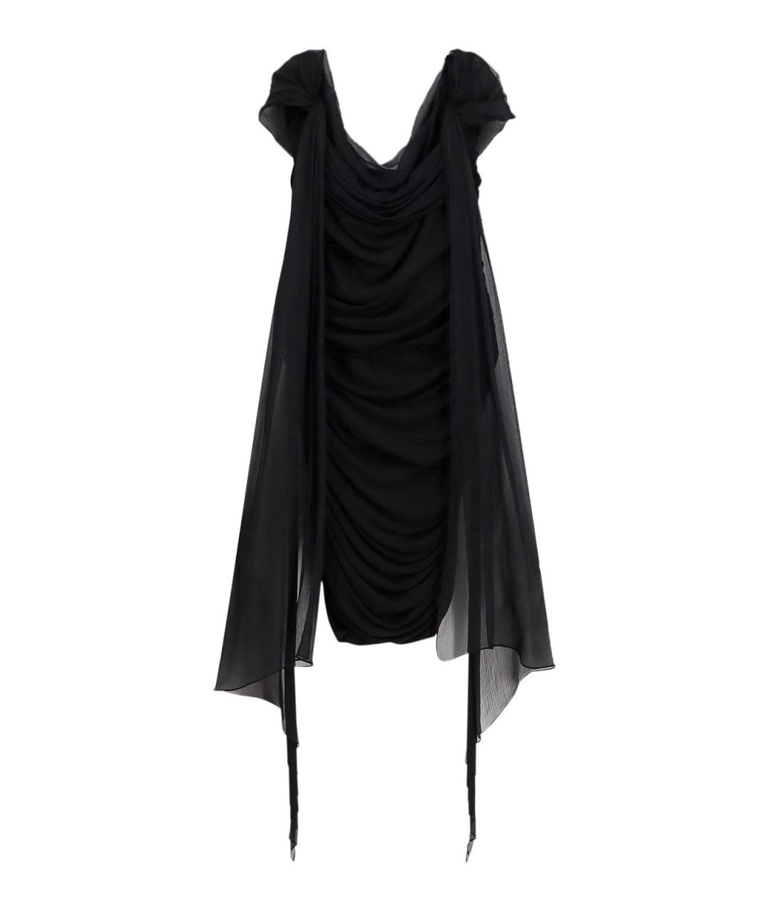 GIVENCHY Черное вискозное вечернее платье, фото 1