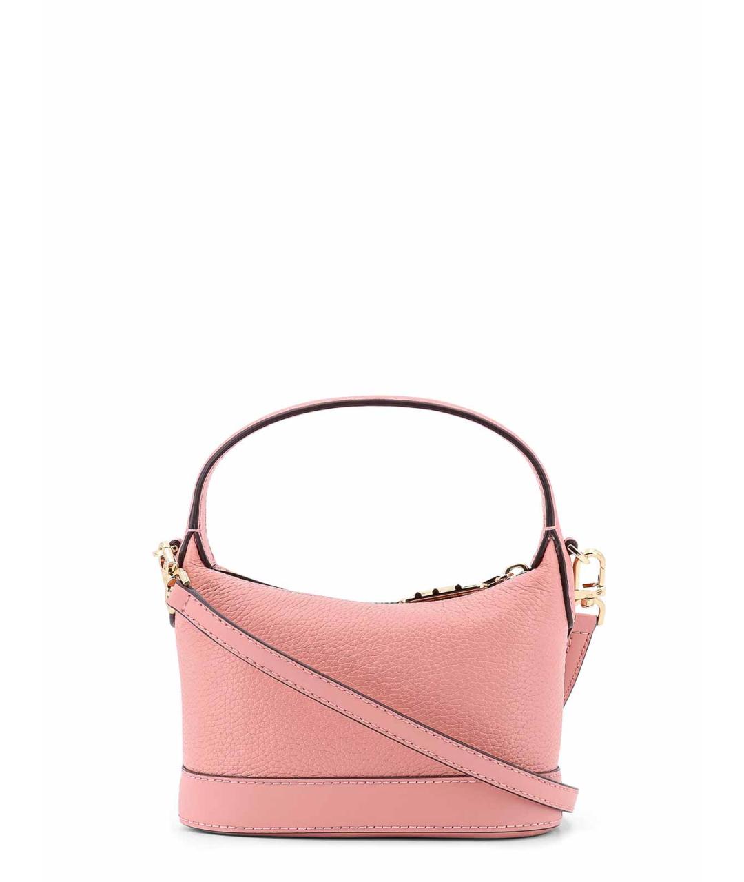 MICHAEL KORS Розовая кожаная сумка с короткими ручками, фото 2