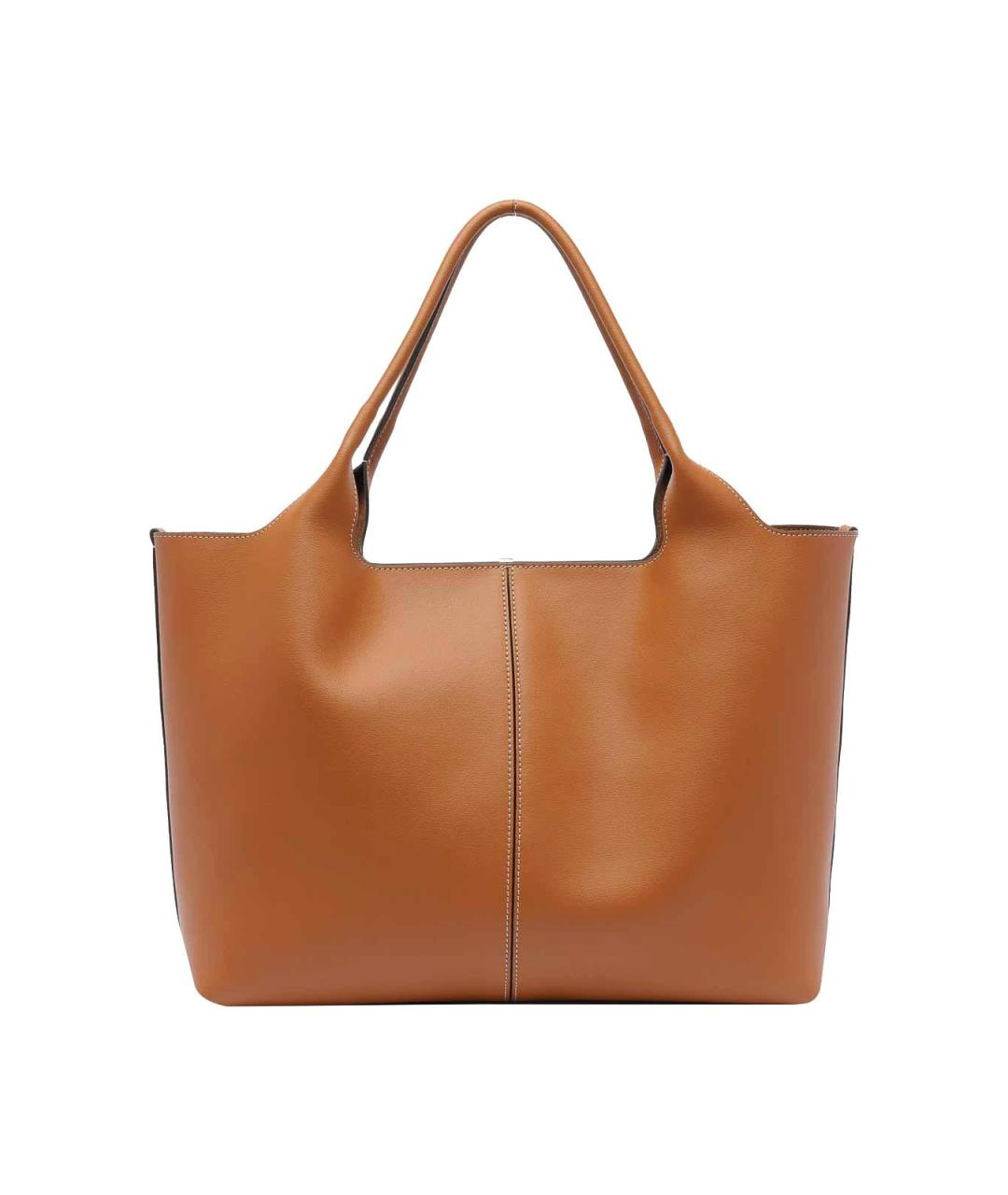 TOD'S Коричневая кожаная сумка через плечо, фото 3