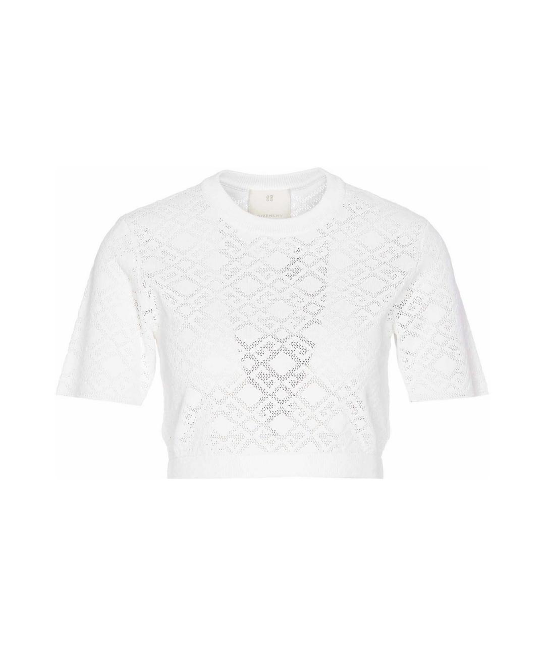 GIVENCHY Белая полиамидовая майка, фото 1