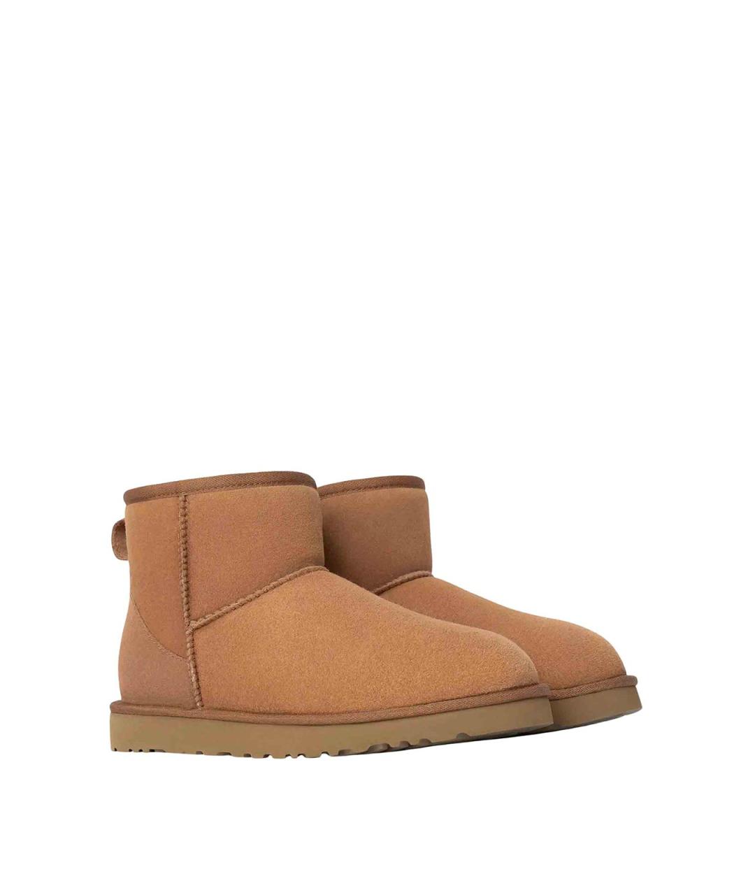 UGG Коричневые замшевые высокие ботинки, фото 2