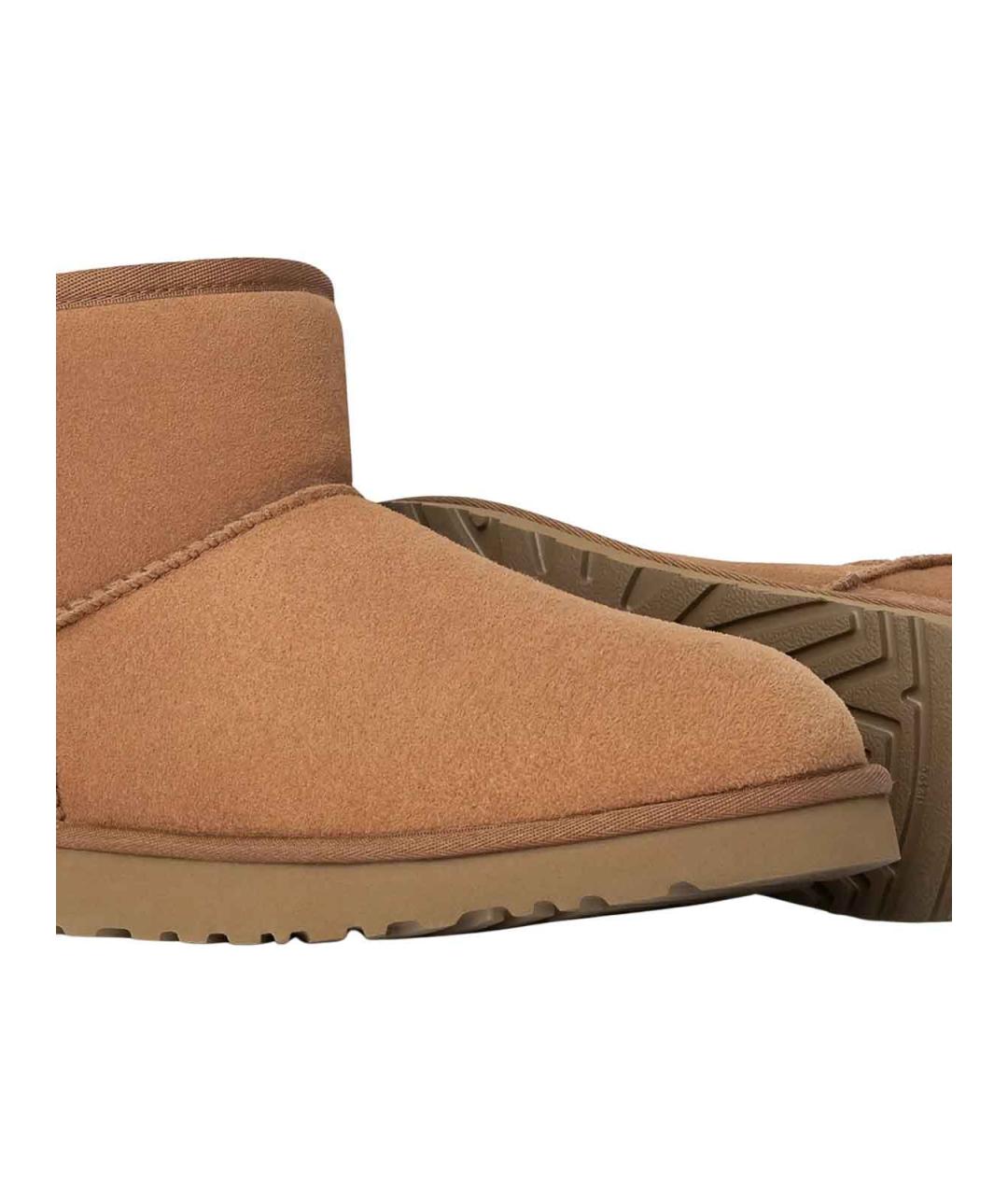 UGG Коричневые замшевые высокие ботинки, фото 3