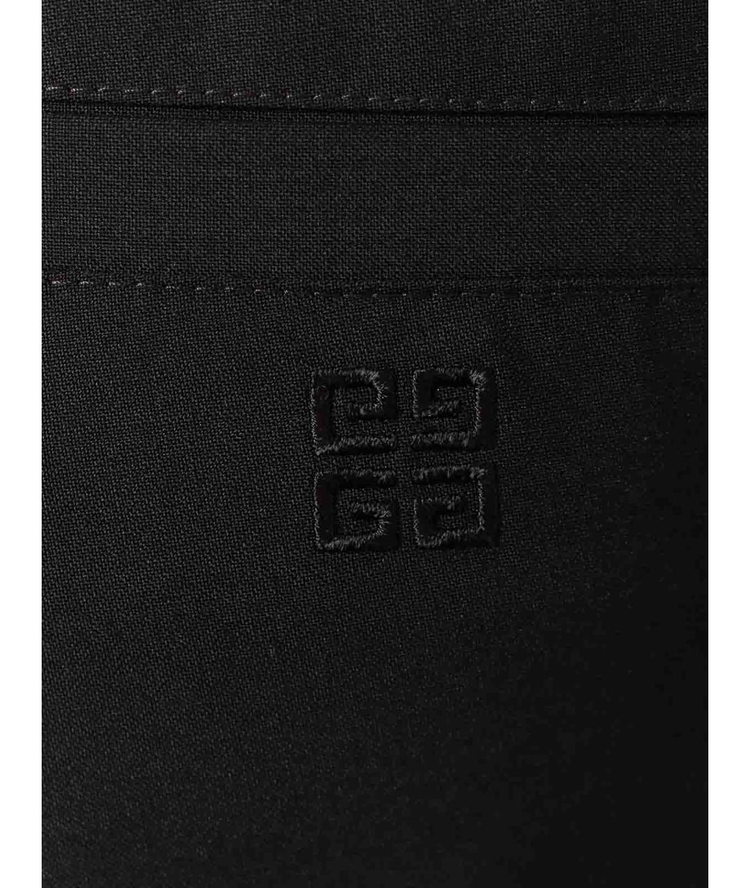 GIVENCHY Черные шерстяные шорты, фото 3