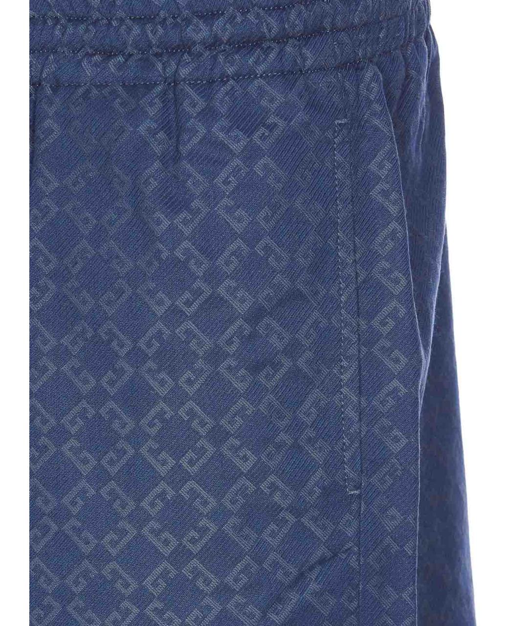 GIVENCHY Синие хлопковые шорты, фото 3