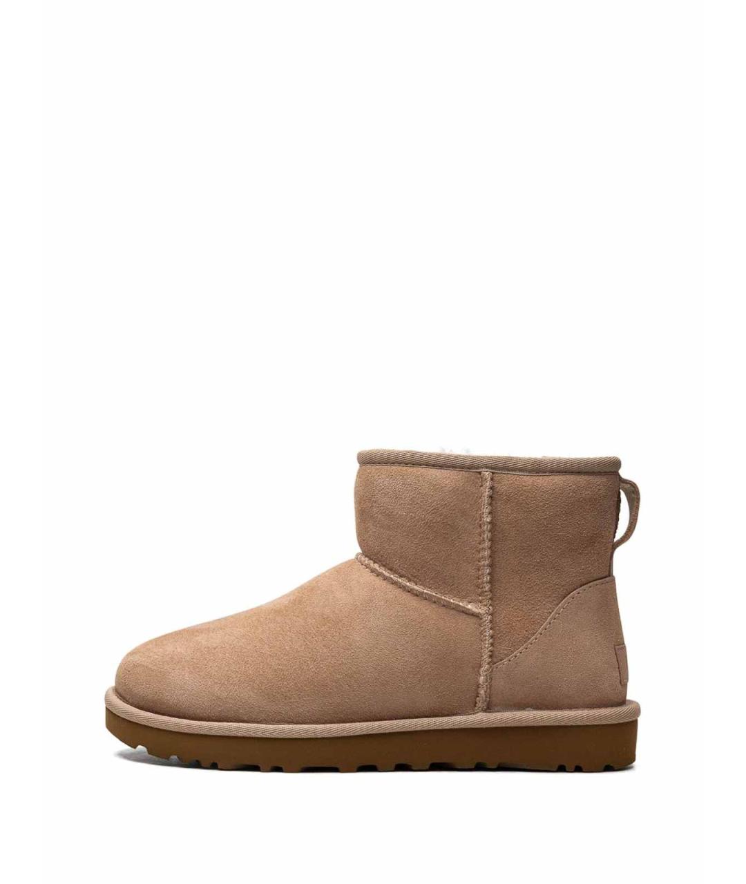 UGG Бежевые замшевые ботинки, фото 4