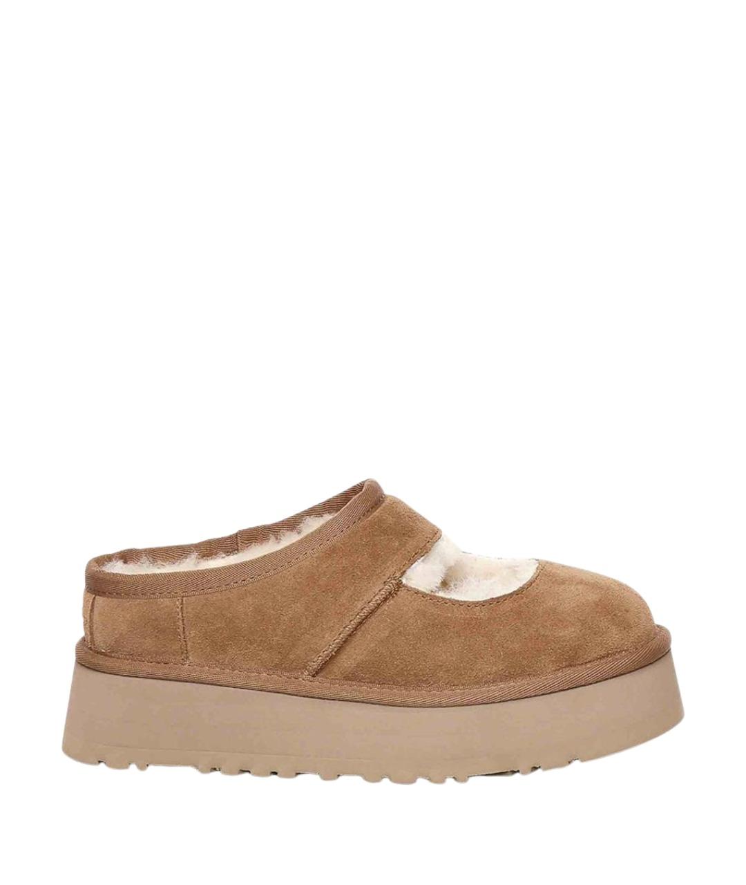 UGG Коричневые замшевые мюли, фото 1