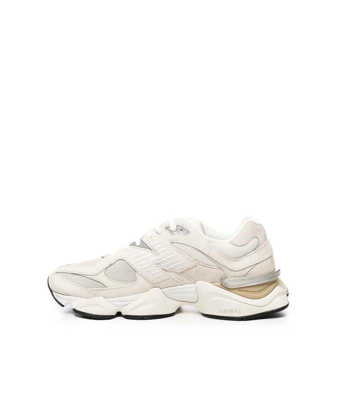 NEW BALANCE Бежевые замшевые кроссовки, фото 4