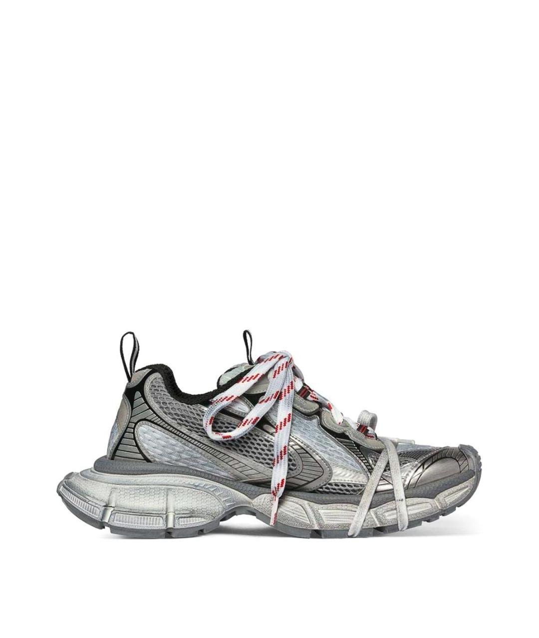 BALENCIAGA Серые синтетические кроссовки, фото 1