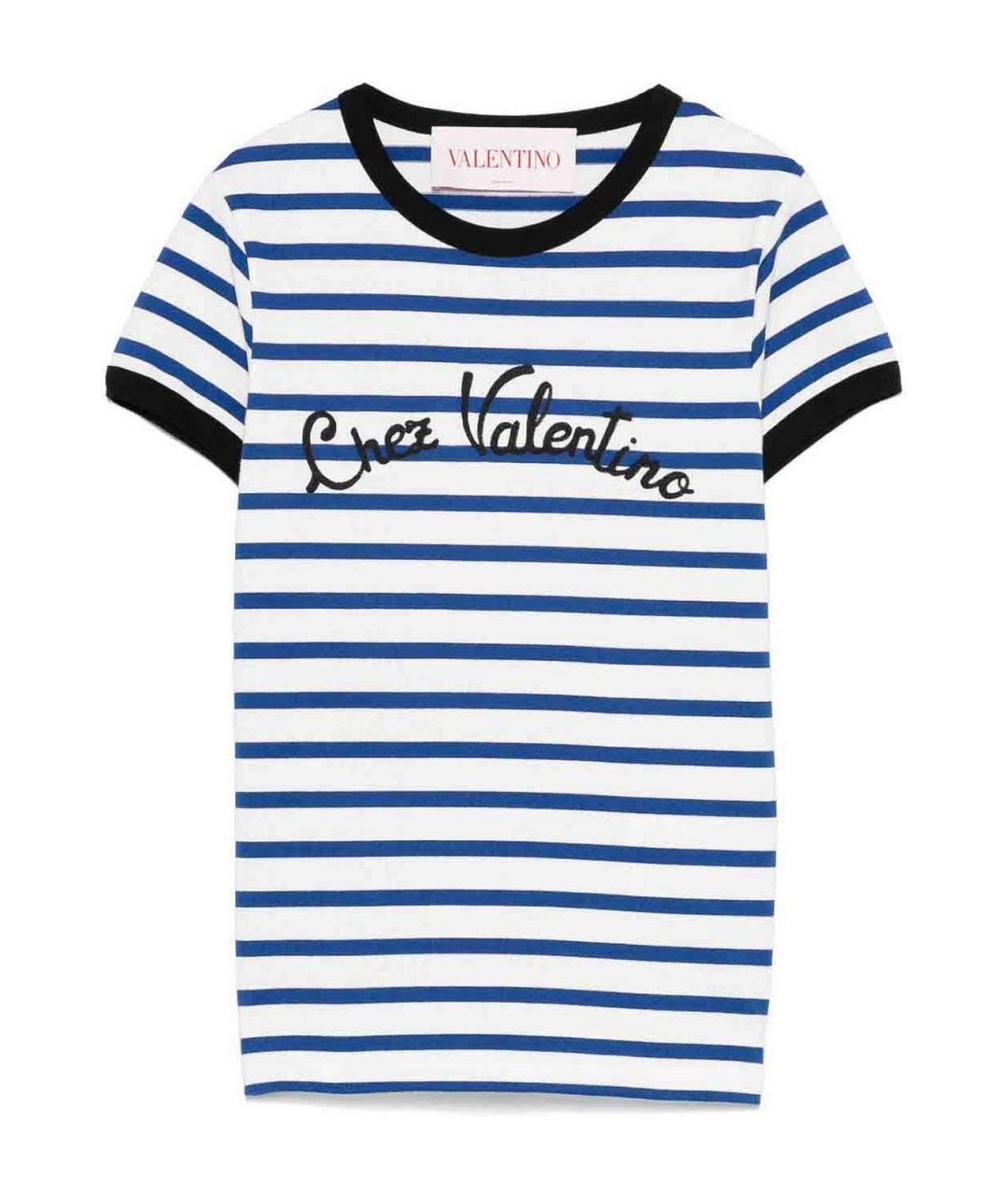VALENTINO Мульти хлопковая футболка, фото 1