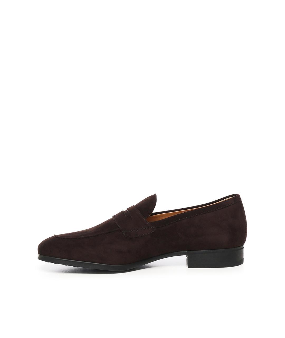 TOD'S Коричневые кожаные лоферы, фото 4