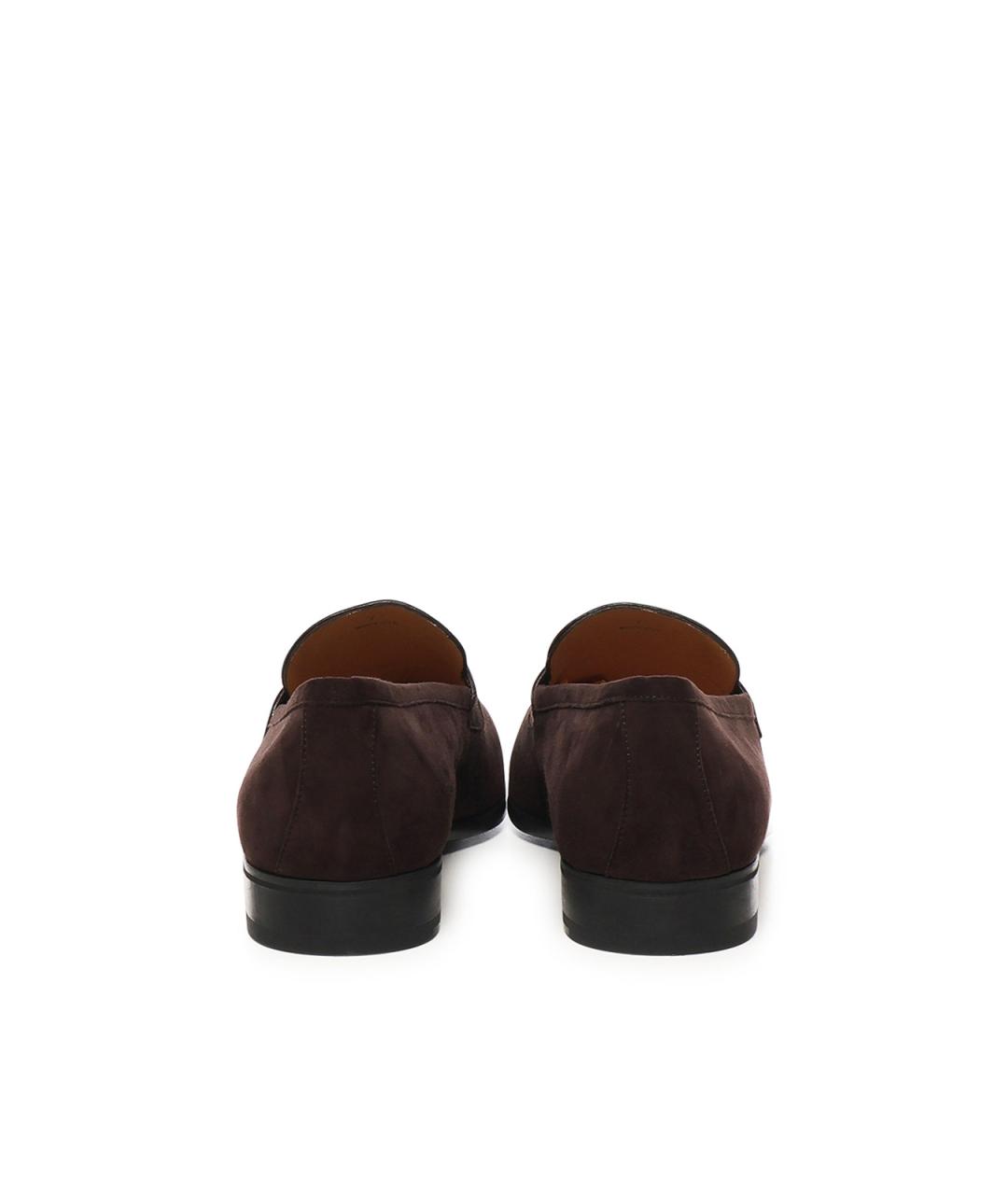 TOD'S Коричневые кожаные лоферы, фото 2