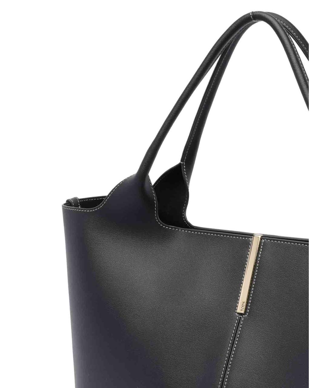 TOD'S Черная кожаная сумка через плечо, фото 4