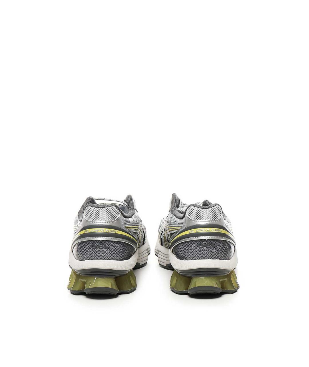 ASICS Серые текстильные низкие кроссовки / кеды, фото 2