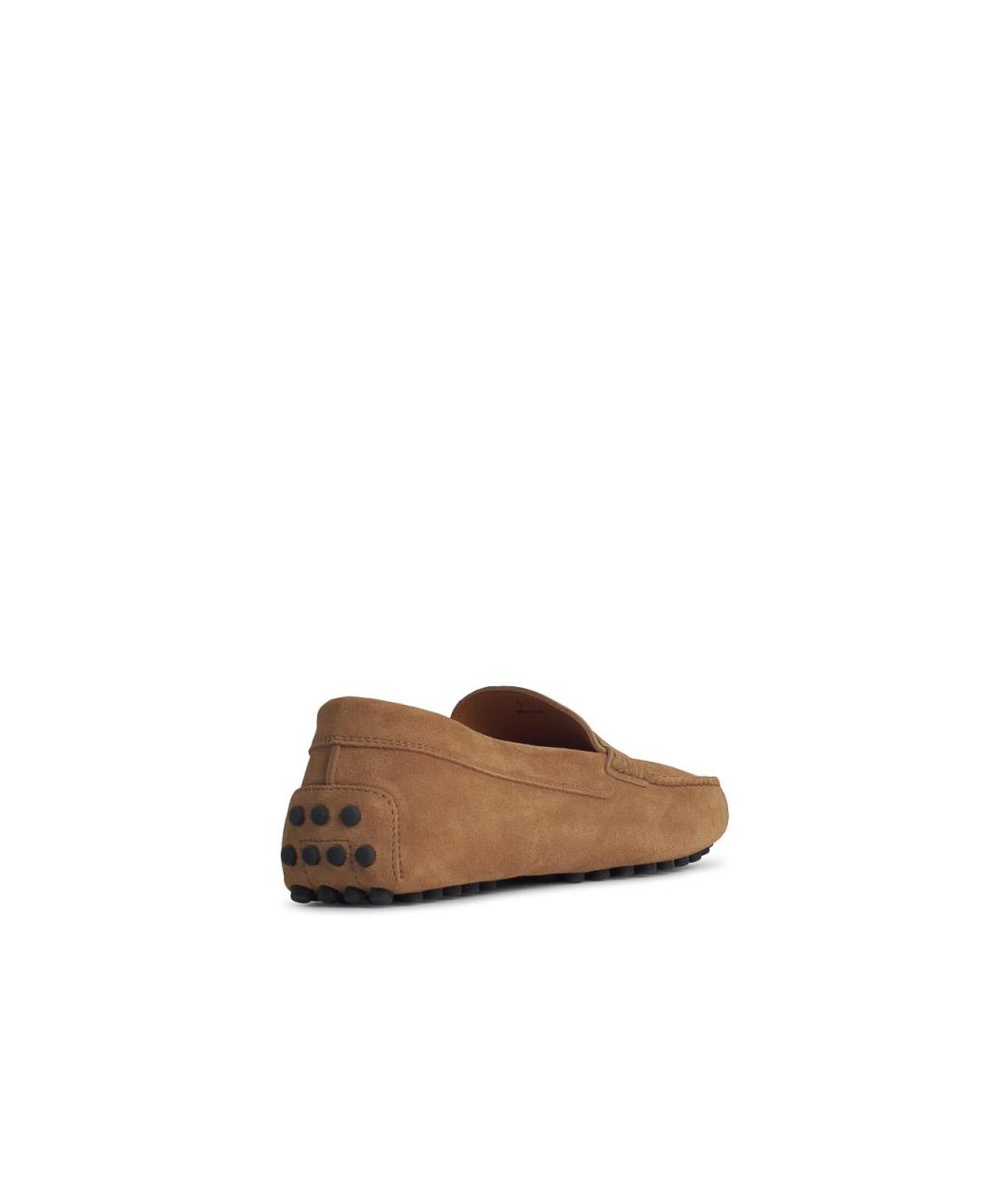 TOD'S Бежевые резиновые лоферы, фото 3