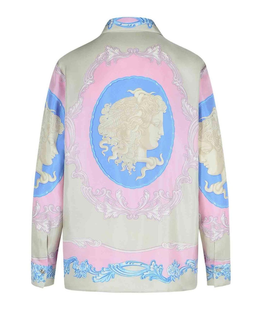 VERSACE Мульти шелковая рубашка, фото 2
