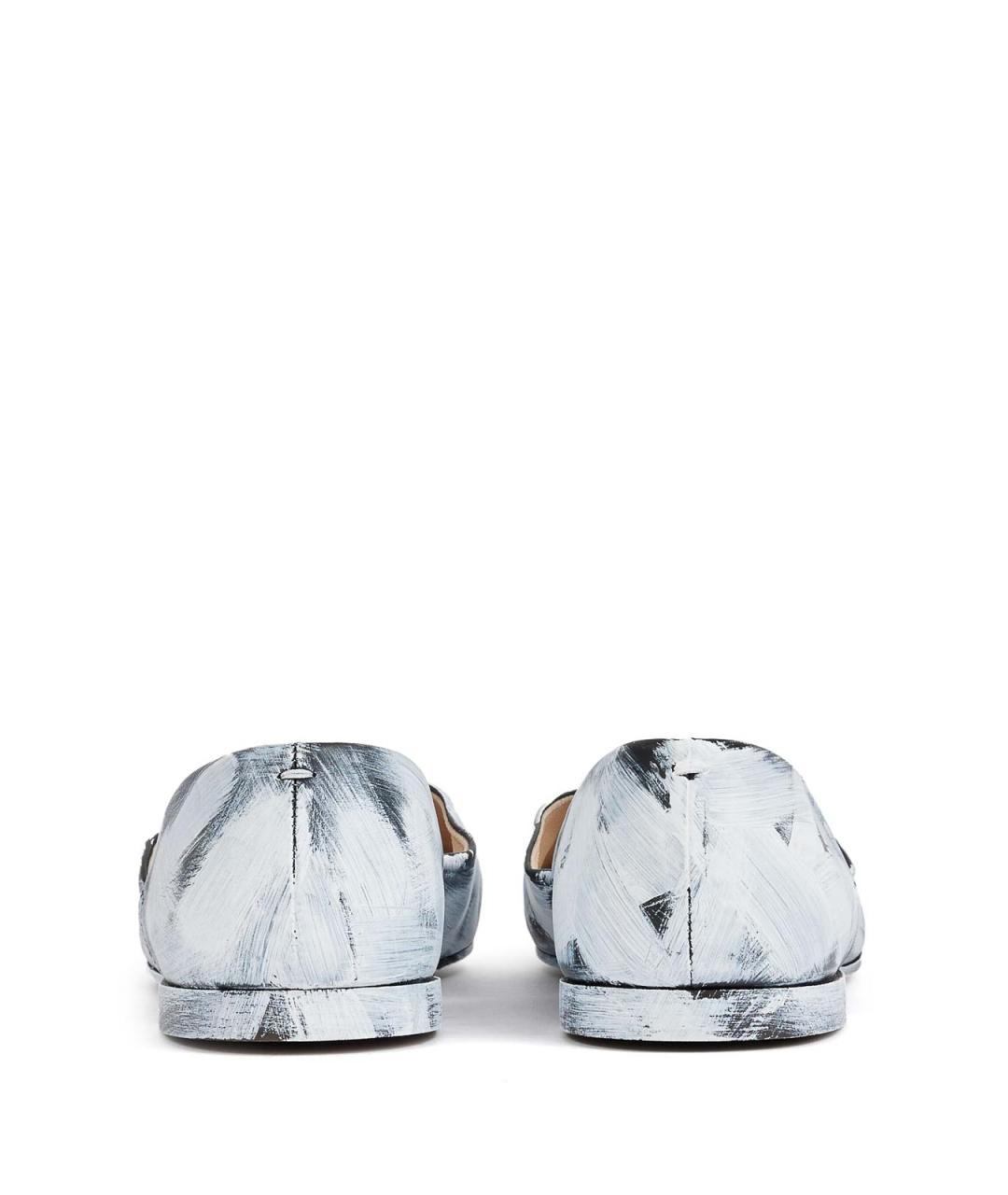 MAISON MARGIELA Белые кожаные лоферы, фото 3